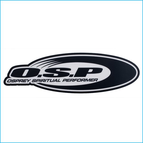 O.S.P. BOAT LOGO DECK STICKER Model 2 | W 410 mm. X H 125 mm.