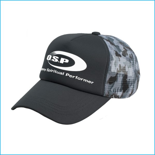 O.S.P. LOGO MESH CAP | CHARCOAL / CAMO