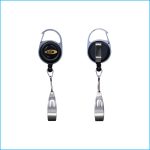 O.S.P.  CARABINER CLIP REEL and LINE CUTTER | BLACK