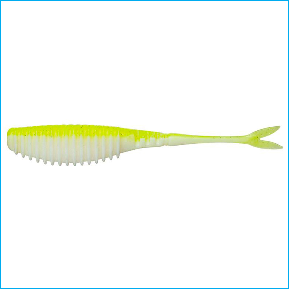 BULL POINT SHAD 4,5" | 175-WHITE CHART