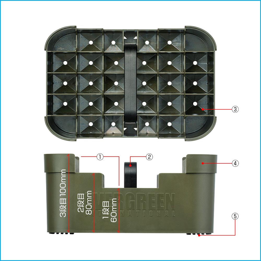 E.G. STAND LURE STOCKER | MOSS GREEN - Imagen 3